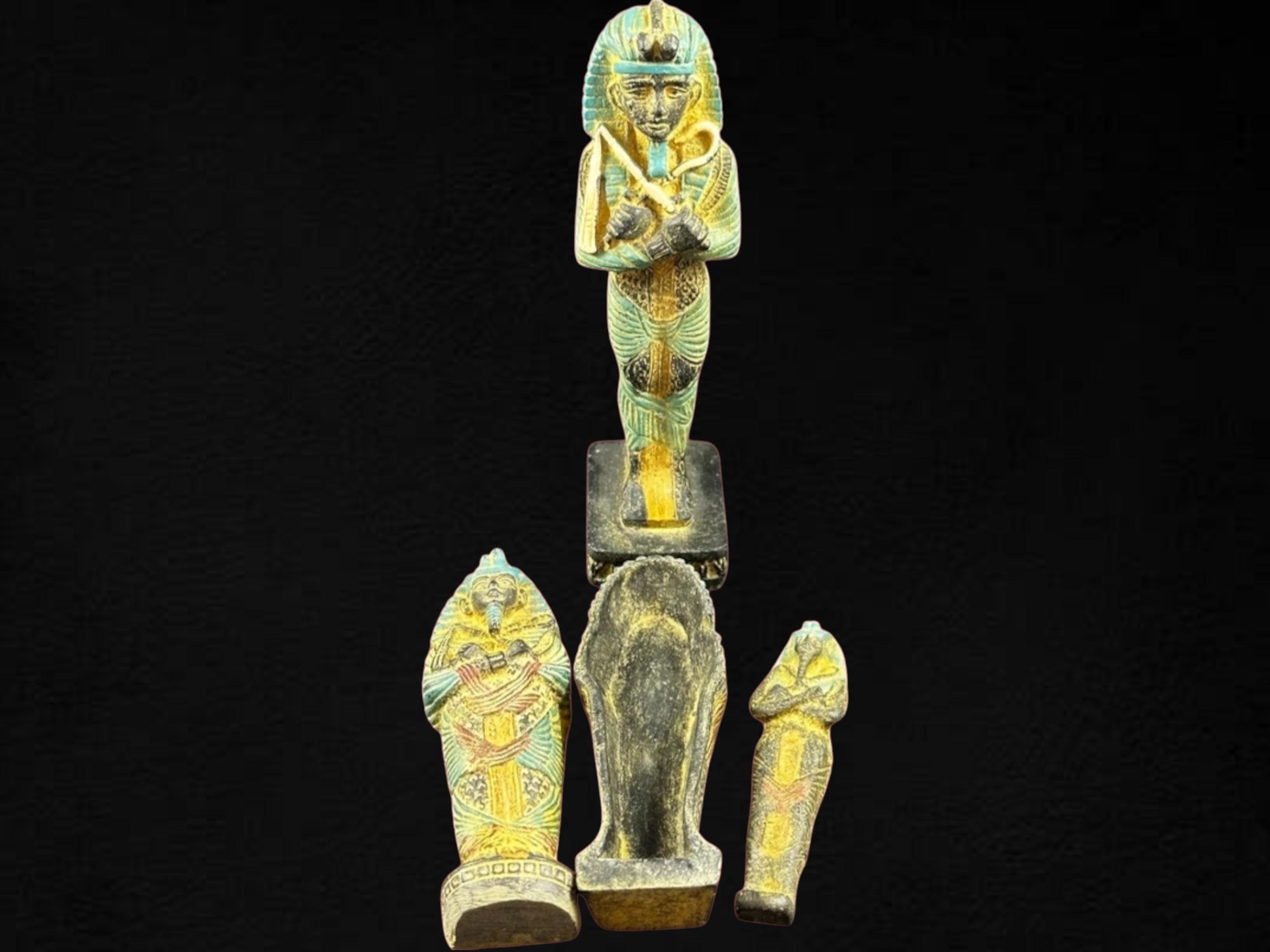 ツタンカーメン像：エジプトの遺物棺のレプリカ - Etsy 日本