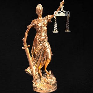 Rare Art Statue Lady Themis Goddess Of Justice Greek Mythology best home decor vintage gift decorative sculpture Handmade Made in Egypt