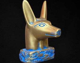 アヌビス像 来世の守護者 アヌビスの彫刻 古代エジプトのアヌビス像