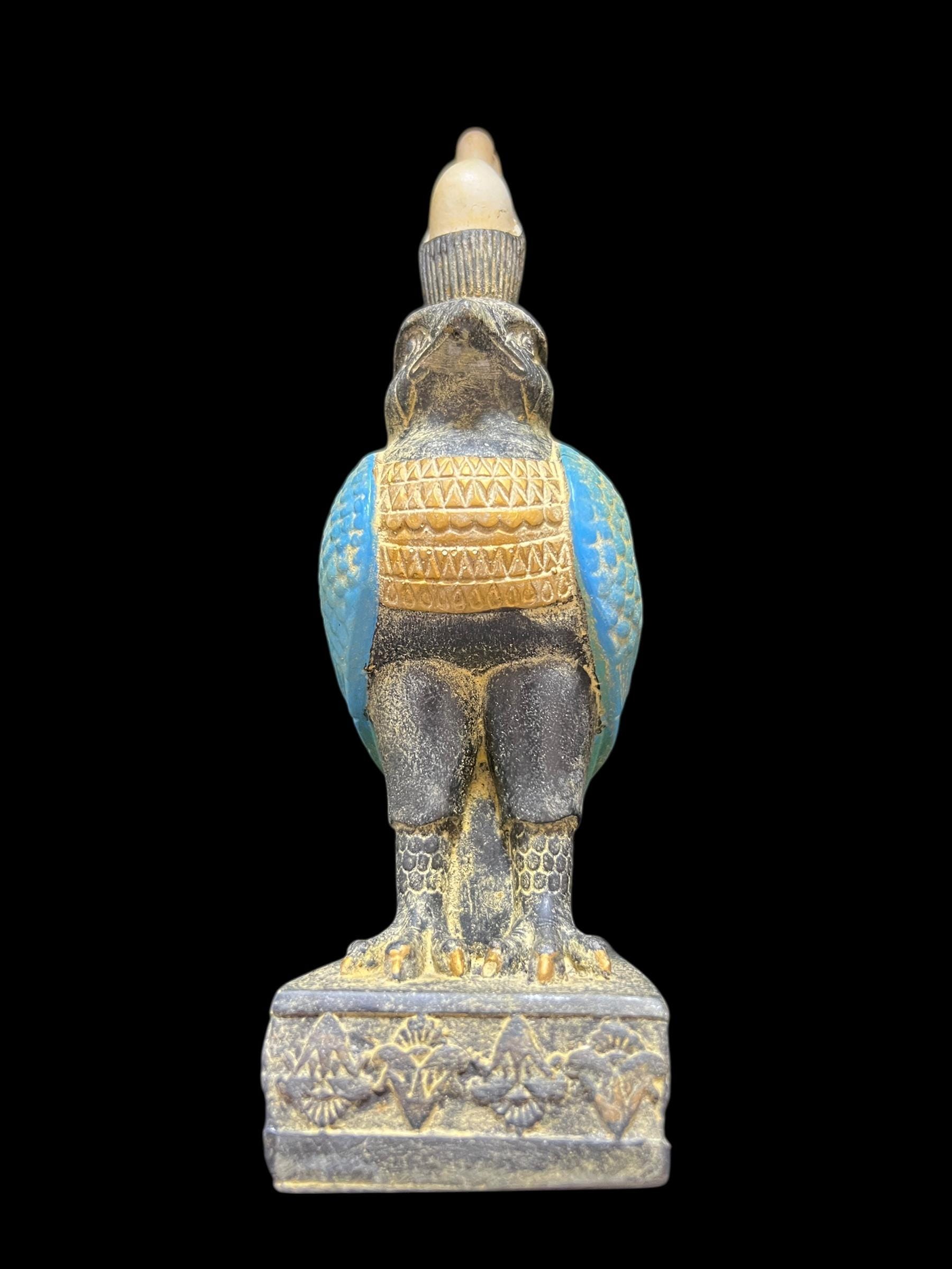 ホルス神ハヤブサ像｜古代エジプトの天空の守護神｜エジプト製の力と
