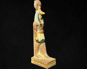 Handmade Thoth Statue: Egyptian God of Wisdom Home Decor