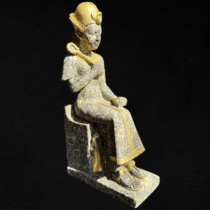 Handcrafted King Ramesses Statue: Egyptian Pharaoh Figurine