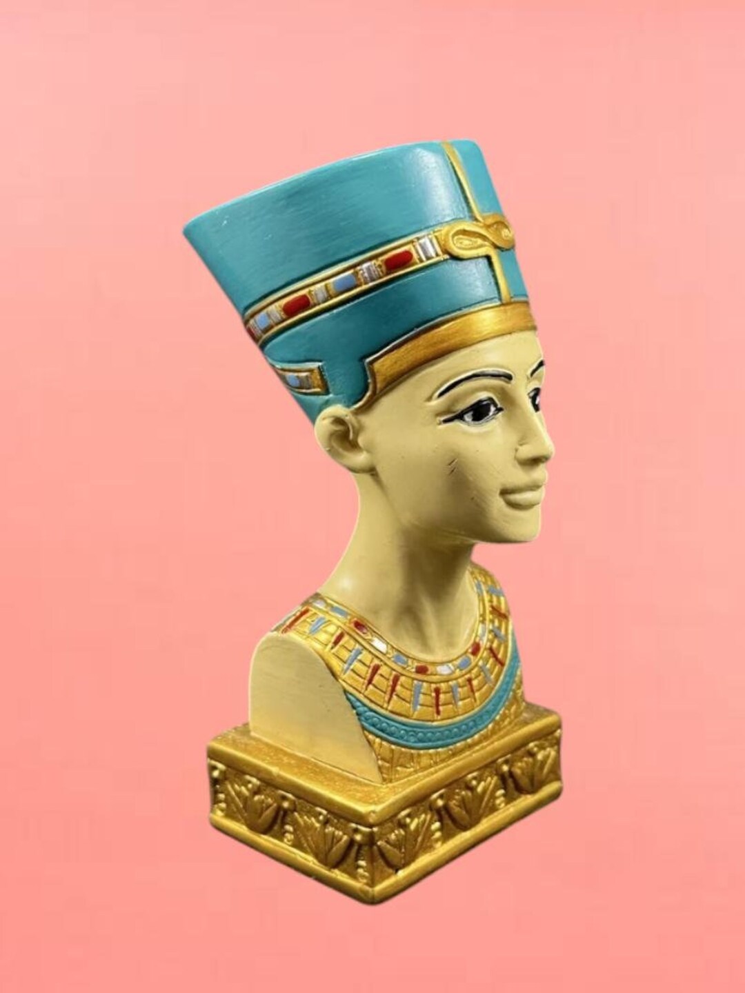 Busto de Nefertiti en Dorado 25 cm | Tienda Esotérica Changó