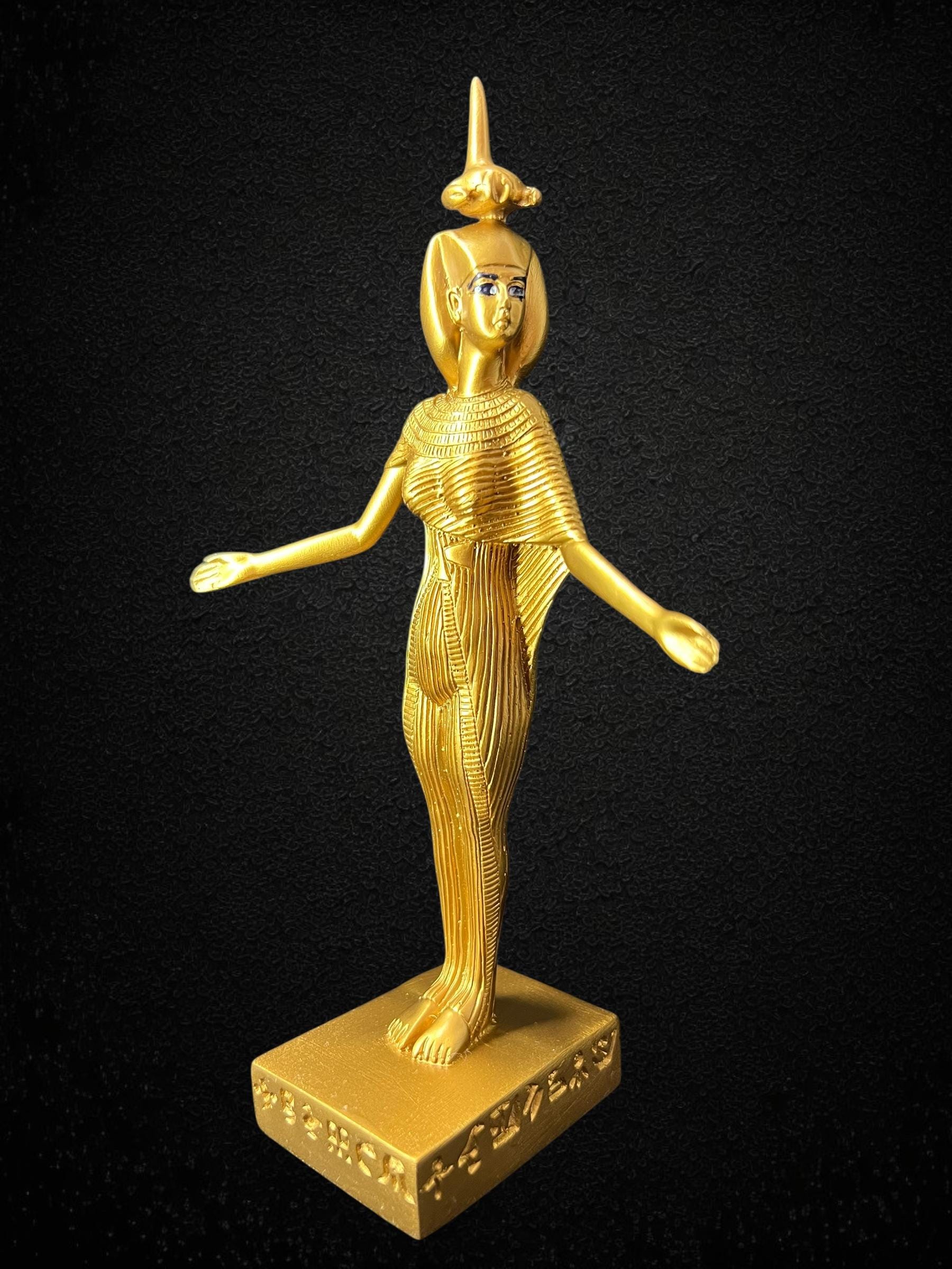 黄金のセルケト像：エジプトの癒しと魔法の女神 - Etsy 日本