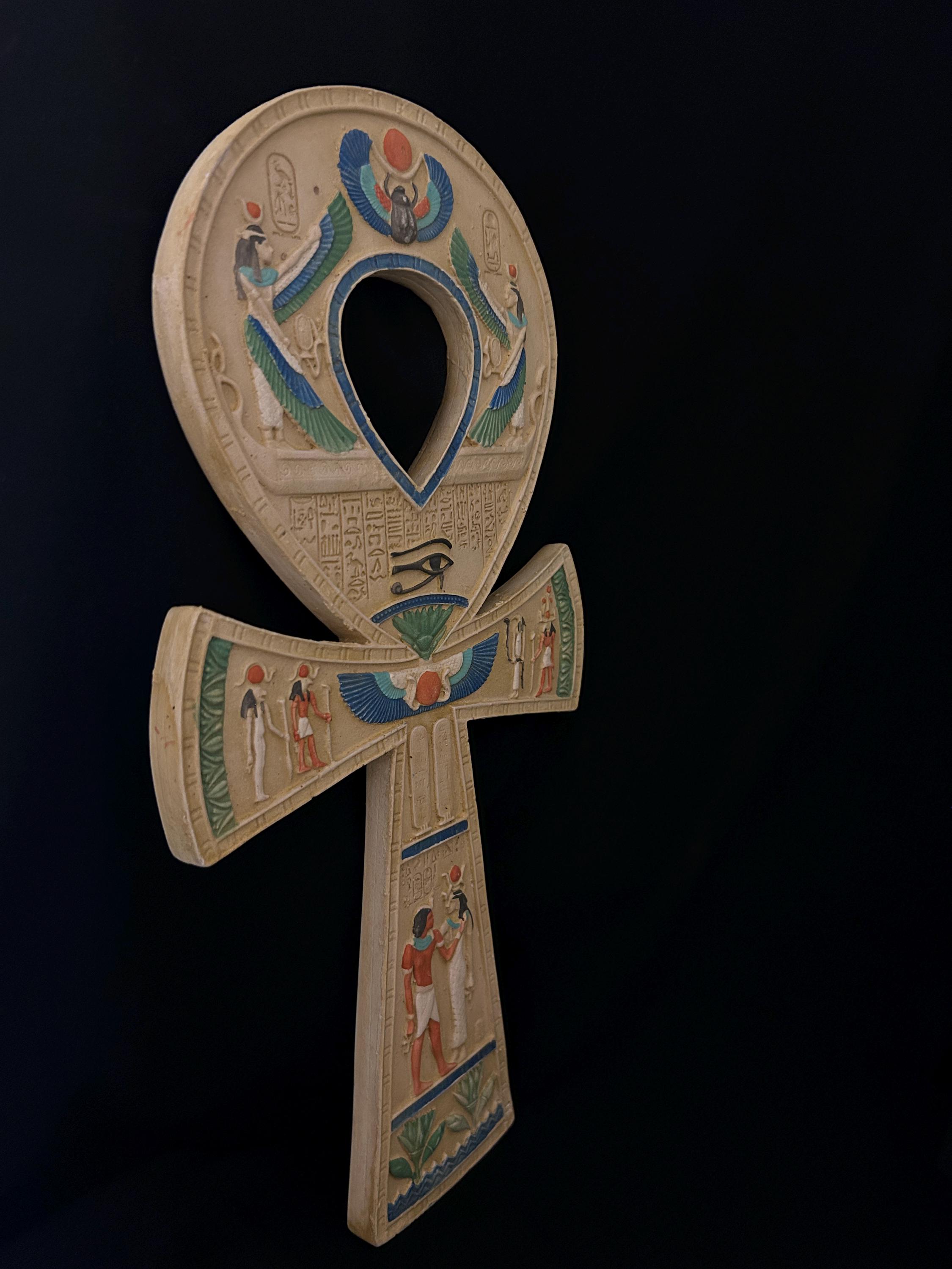 エジプトのアンク十字：スカラベのお守り、生命の鍵の室内装飾 - Etsy 日本