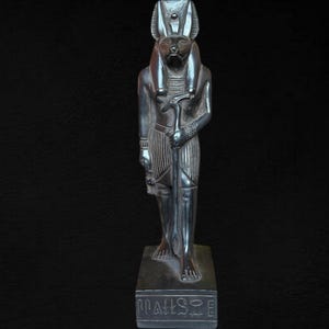 Egyptian Anubis Statue: God of Afterlife Sculpture, Made In Egypt