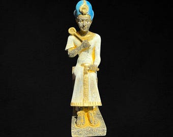 ヴィンテージ ラムセス 3 世像 - 古代エジプトのファラオ ラムセス 3