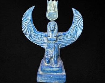 エジプト神話 女神マアト 彫刻 エジプトの女神マアト像：バランスと真実、エジプト製 - Etsy 日本