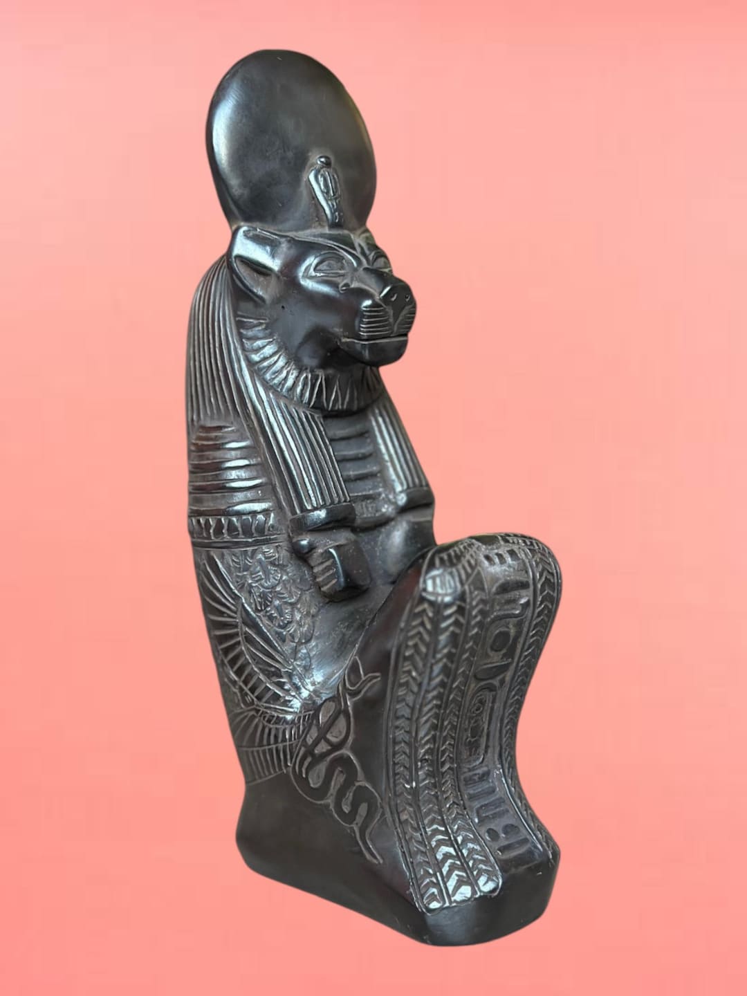 Sekhmet Lioness Goddess of War and Healing Seated Statue Ancient ...