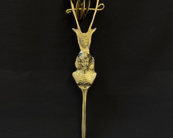 Unique Ancient Egyptian Hathor Sistrum handmade Ancient Replica Piece of Hathor Sistrum Hathor Sistrum Musical Instrument Made In Egypt