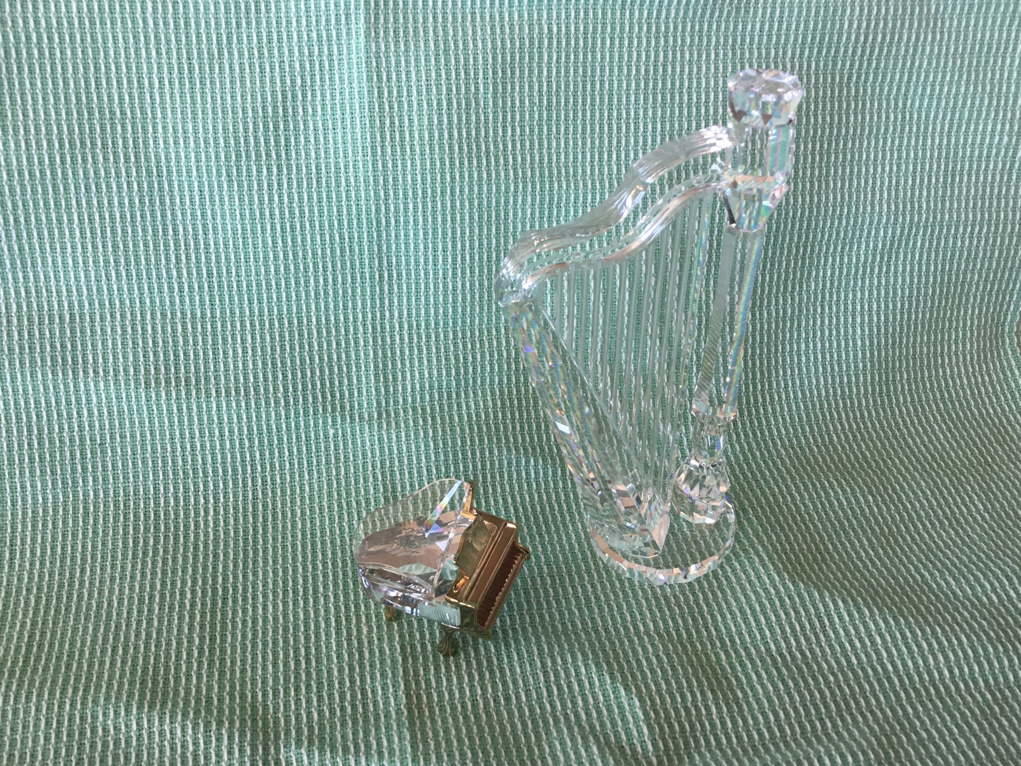 Swarovski Crystal Piano and Harp Combo Set # 19 - Etsy