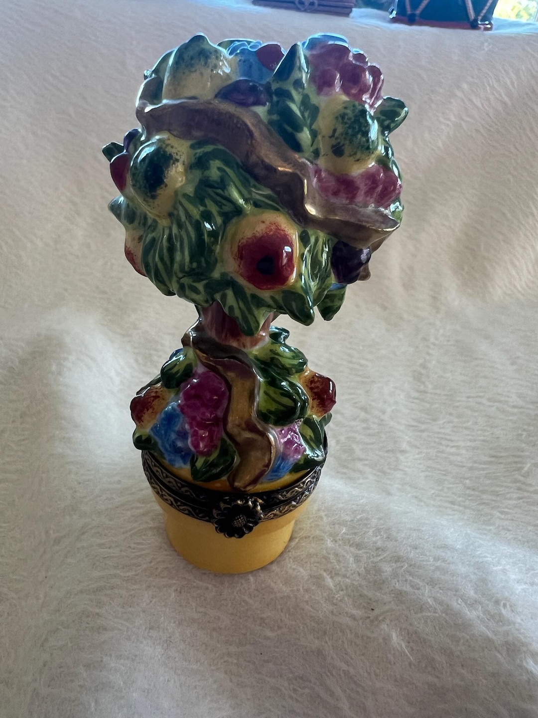 Limoge Peint Main Pear Topiary Tree Box - Etsy