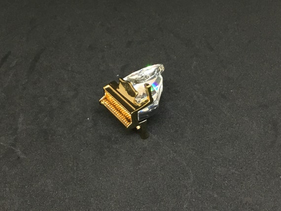スワロフスキー　ピアノとハープのセット Swarovski Crystal Piano and Harp Combo Set # 19 - Etsy