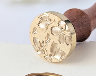 Gardenias Wax Seal Stamp- 25mm