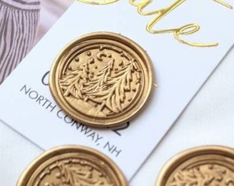 Into the Woods Self-Adhesive Stickers/Peel & Stick Wax Seals/Invitations/Favor/Welcome Bag/Place Cards/Seating Charts/Celebration- Set of 25