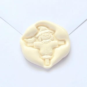 Scarecrow -  Handmade Self-Adhesive Wax Seal Stickers/Peel & Stick Wax Seals/Invitation/Event/Party/Gathering Wax Seals- Set of 25