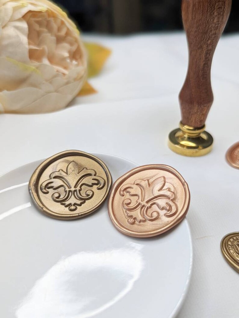 Fleurdelis Handcrafted Selfadhesive Wax Seals Set of 25 Etsy