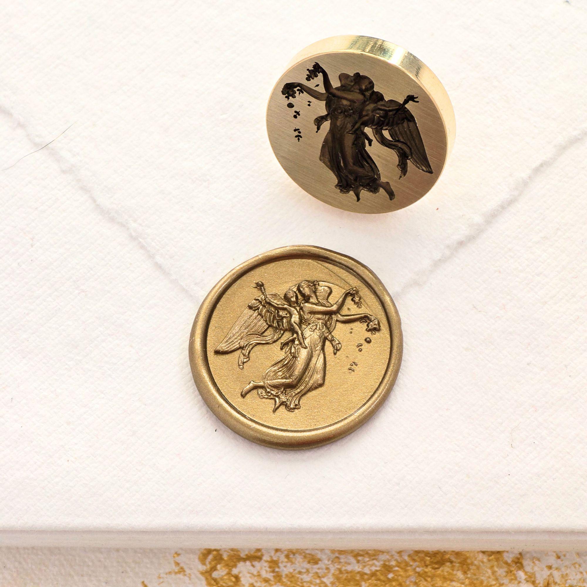 Hemera Wax Seal Stamp- 25mm/ 3D Wax Seal Stamp/DIY Wax Seal/ Vintage Motif Wax Seal Stamp/ DIY Invitations
