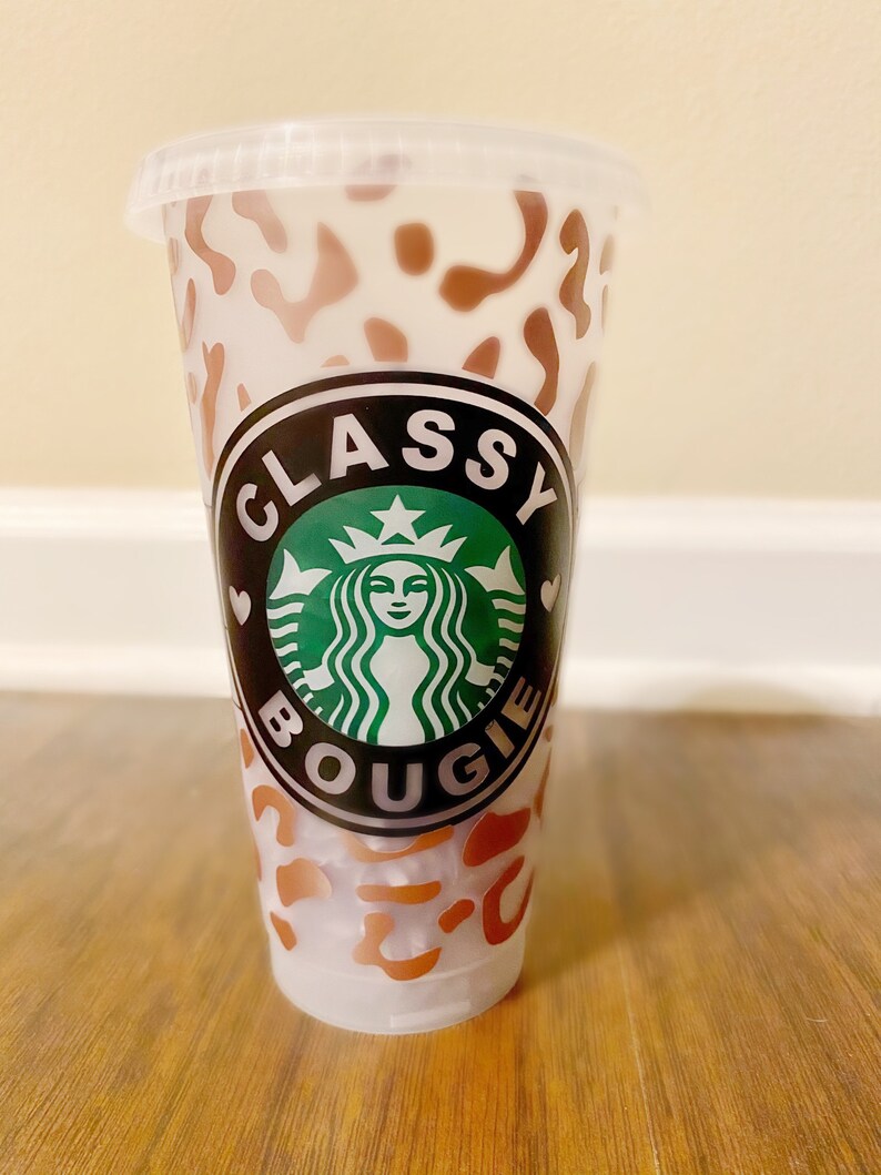 Classy Bougie Leopard Starbucks Cup