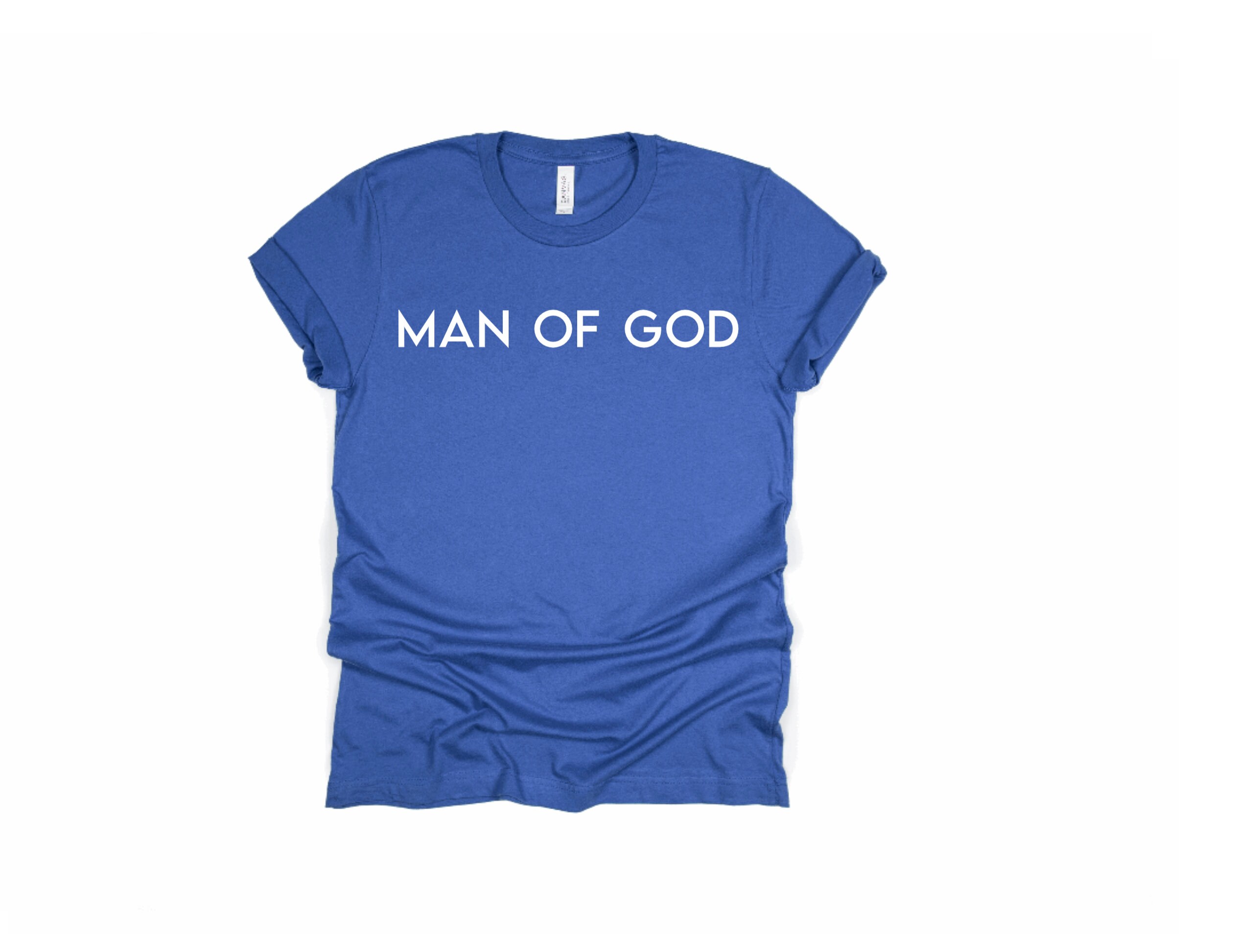 Man of God Tee Christian Tshirt Gift for Him Inspirational Etsy