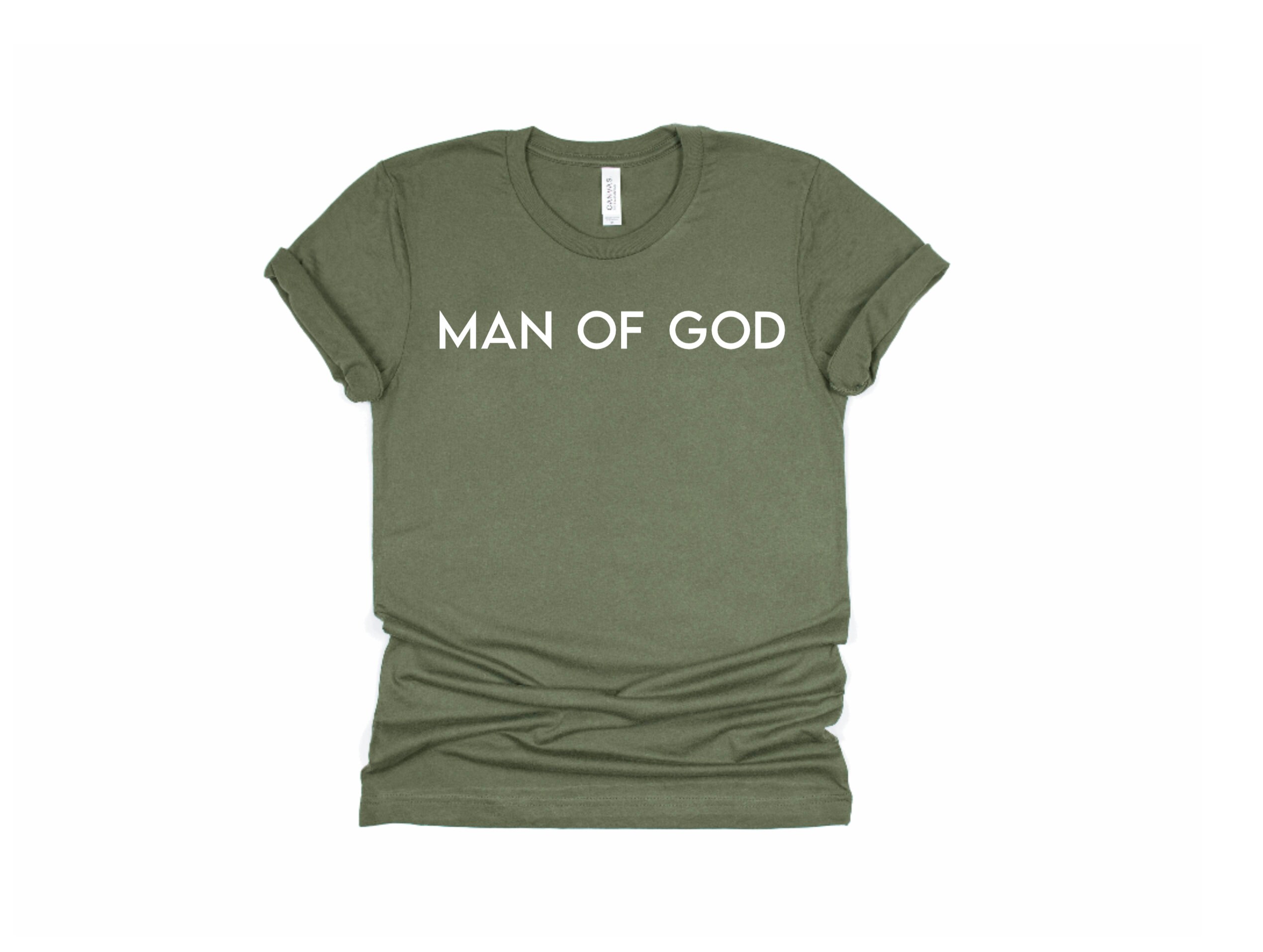 Man of God Tee Christian T-shirt Gift for Him Inspirational | Etsy