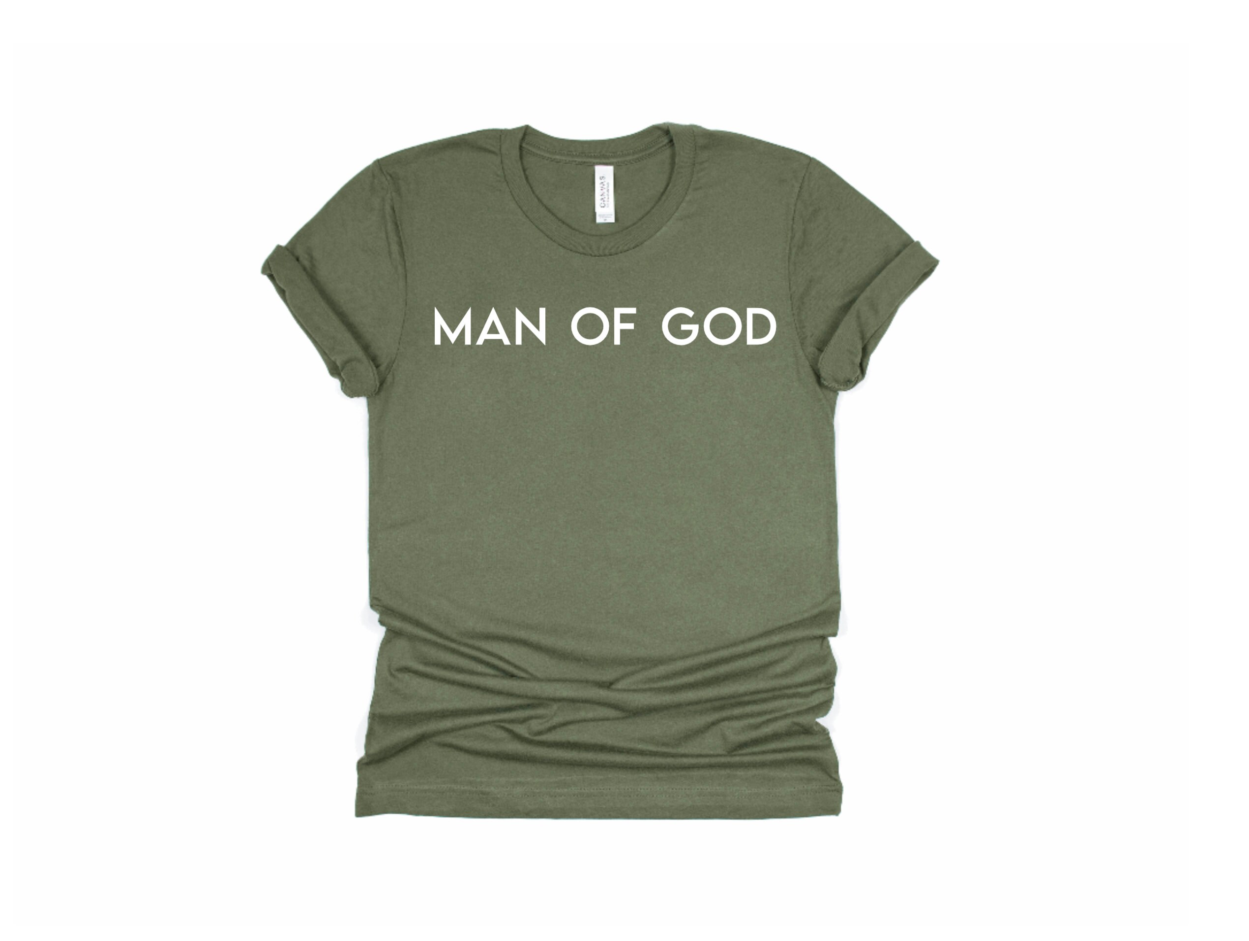 Man of God Tee Christian Tshirt Gift for Him Inspirational Etsy