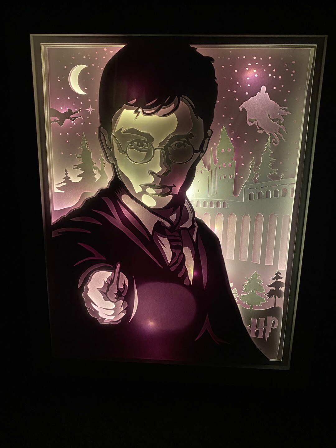 Harry Potter Shadow Box Etsy Australia