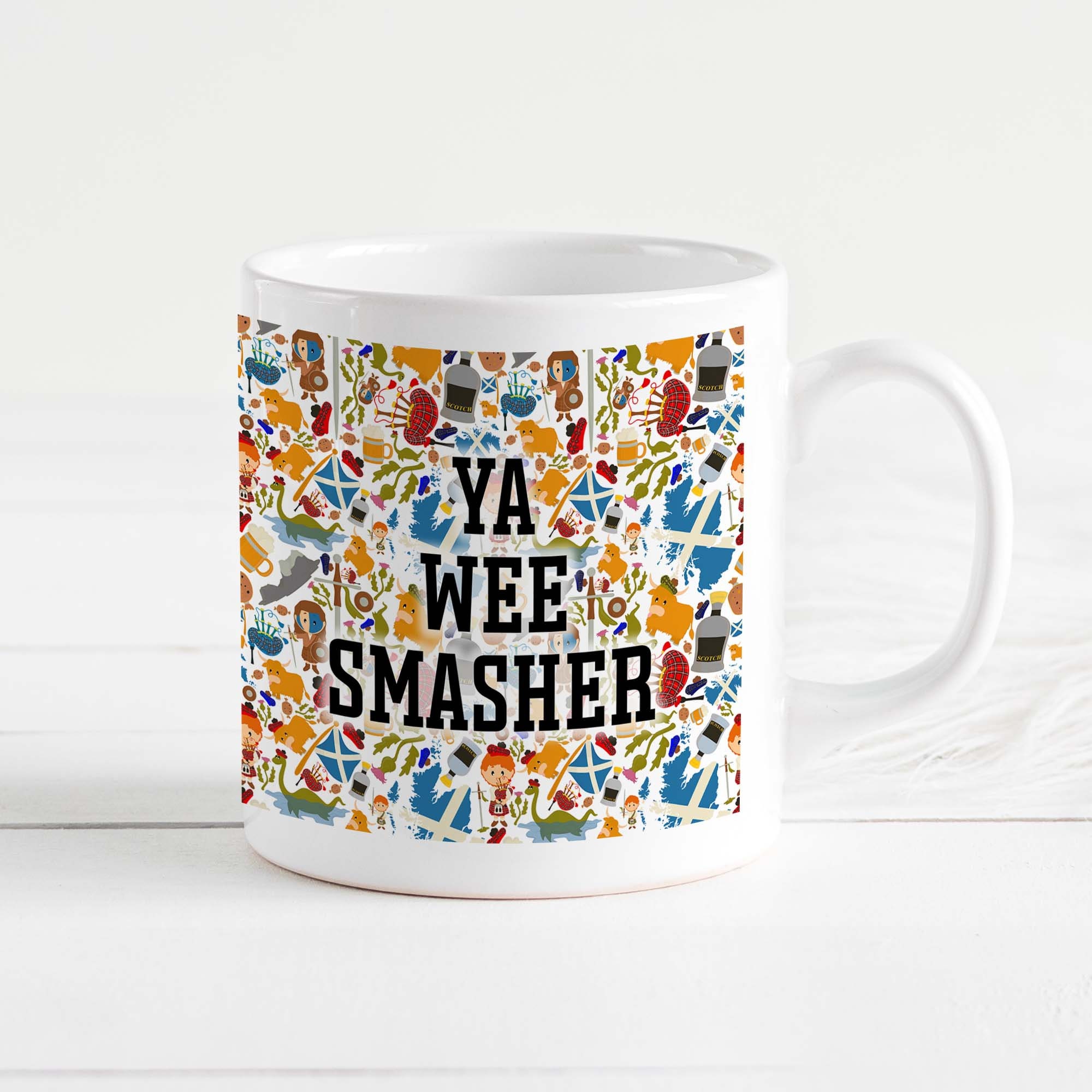 Ya Wee Smasher Scottish Slang Mug / Scottish Gift Wife Gift Etsy