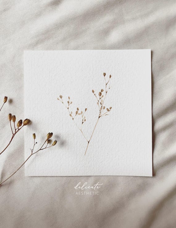 Wildflowers | Miniature art print | Print from my original watercolor | DelicateAesthetic
