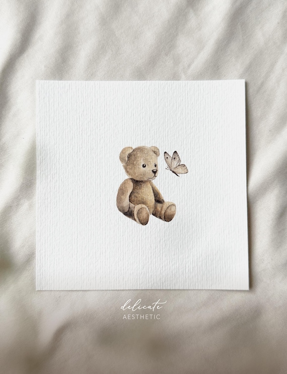 Dreamy Encounter - Miniature Art Print - Print after my Original Watercolor - DelicateAesthetic