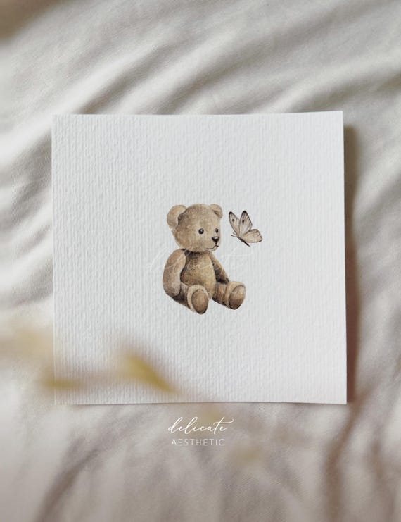 Dreamy Encounter - Miniature Art Print - Print after my Original Watercolor - DelicateAesthetic