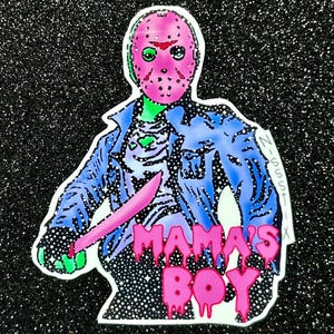 Friday the 13th Jason Voorhees | Water-resistant Vinyl Sticker for Laptops, iPhones, Hydroflasks | Planner and Craft Supplies