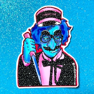 Schreckzug Groucho Marx | Wasserfeste Vinyl-Aufkleber für Laptops, iPhones, Hydroflasks | Planer- und Bastelbedarf