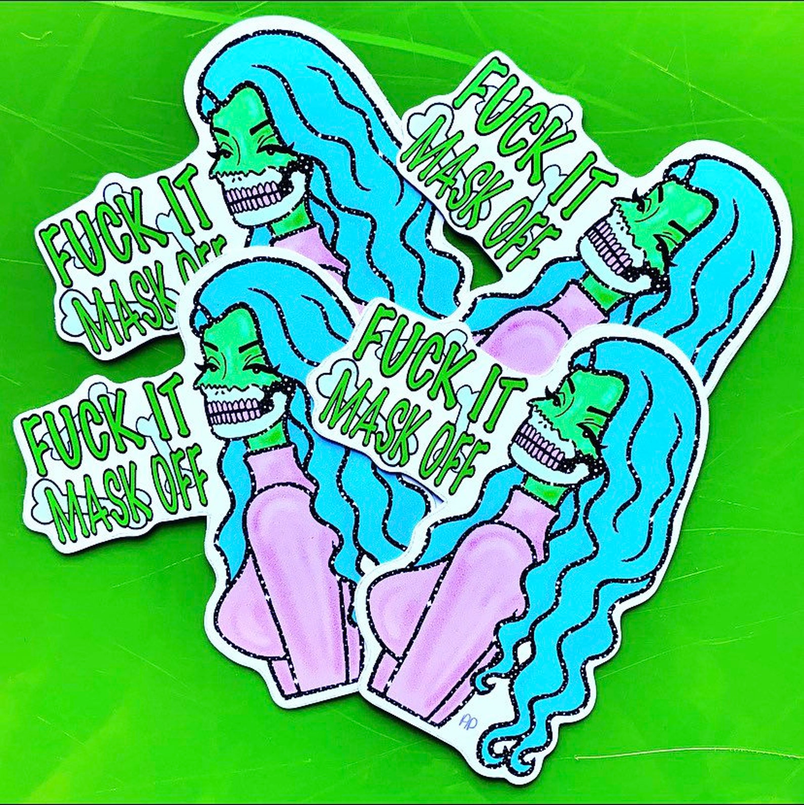 Girly Zombie Vinyl Sticker for Laptops Iphones Hydroflasks Etsy