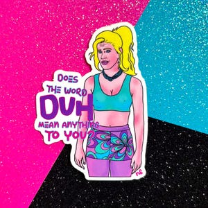 Buffy Summers | Wasserfeste Vinyl-Aufkleber für Laptops, iPhones, Hydroflasks | Planer und Bastelbedarf | Kult-Klassiker