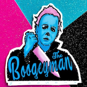 Halloween Michael Myers | Water-resistant Vinyl Sticker for Laptops, iPhones, Hydroflasks | Planner and Craft Supplies