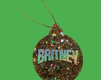 Britney Spears Christmas Ornament