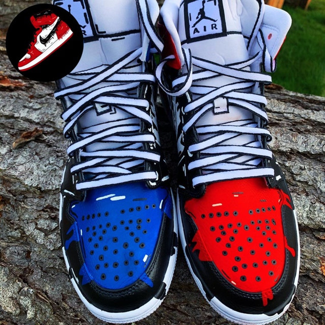 drippy jordan 1s
