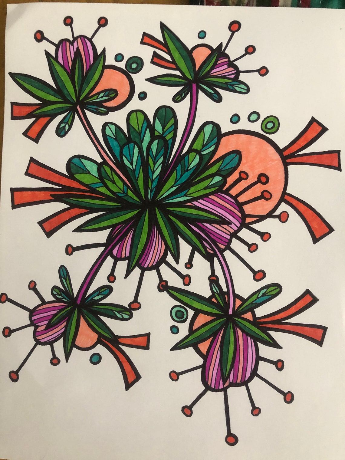 Fake Plastic Trees Original Art Work Etsy