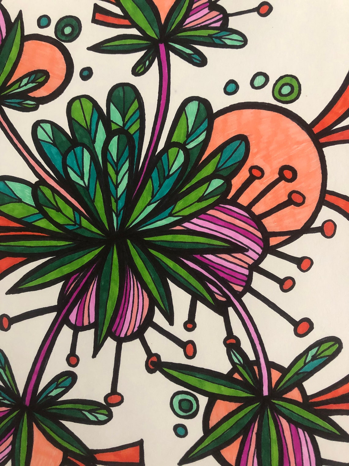 Fake Plastic Trees Original Art Work Etsy