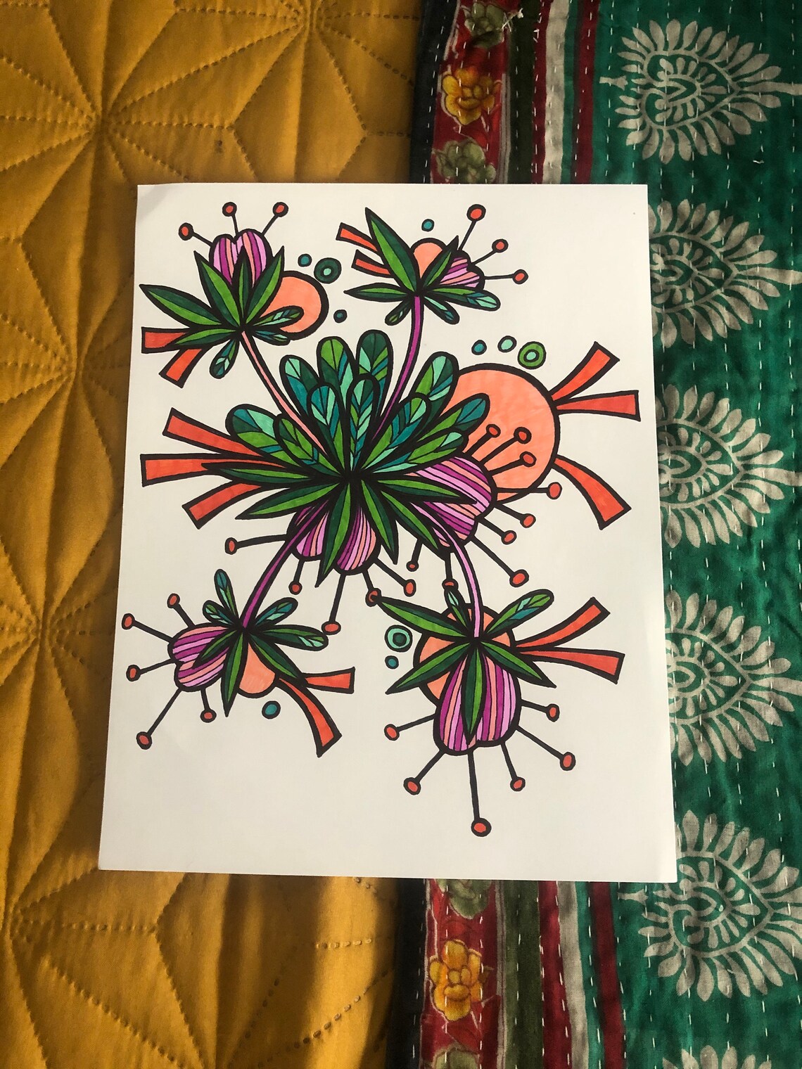 Fake Plastic Trees Original Art Work Etsy