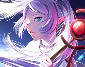 Impresión artística de Frieren