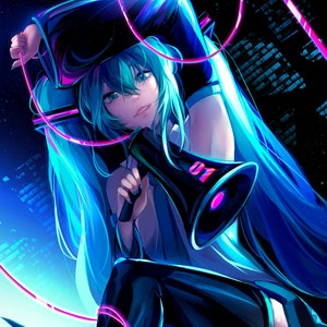Hatsune Miku Art Print