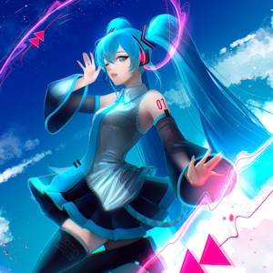Hatsune Miku Art Print