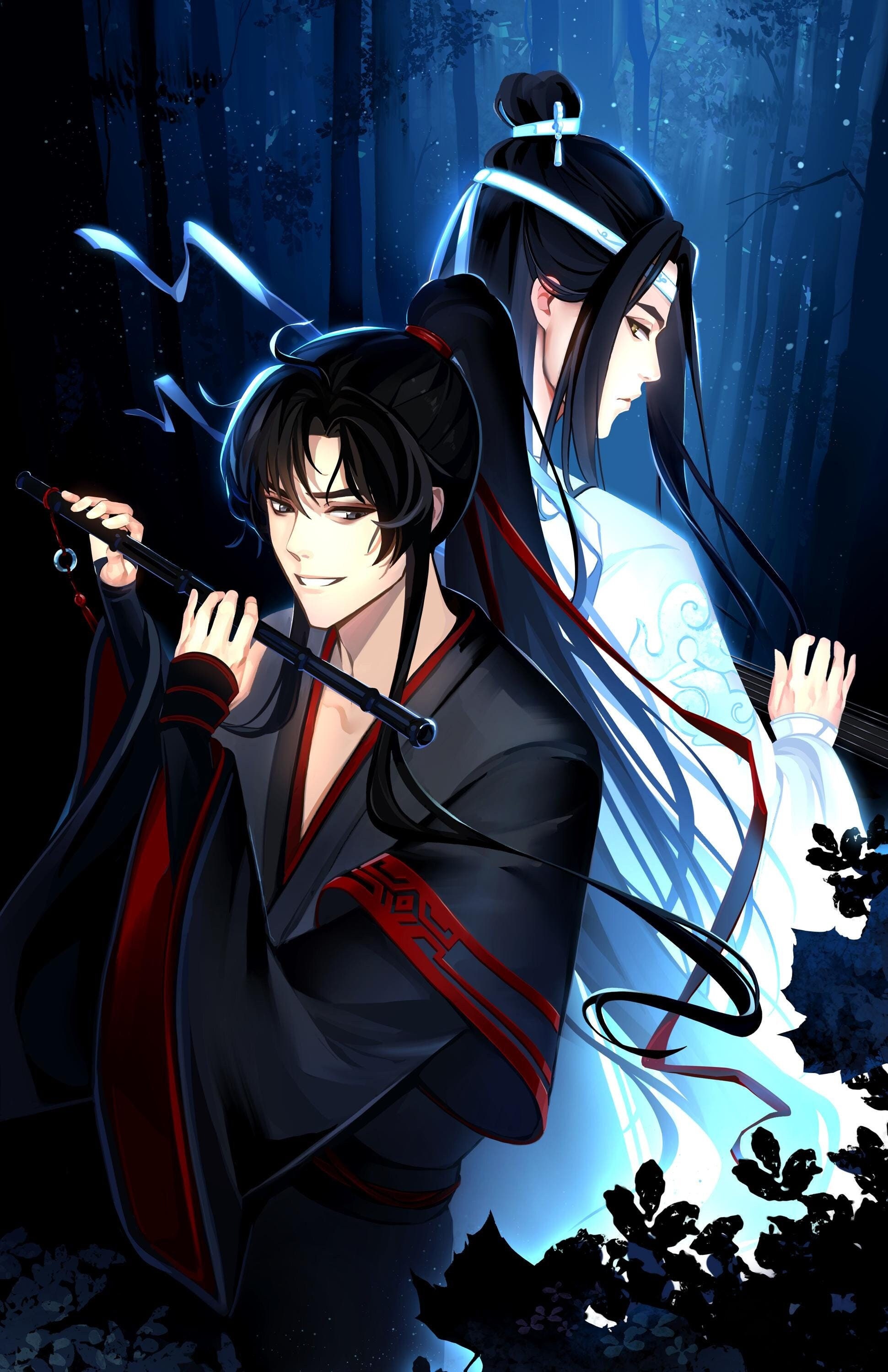 Mo Dao Zu Shi Wei Wuxian and Lan Wangji Art Print - Etsy