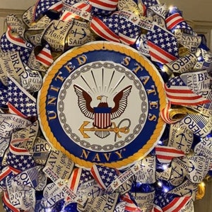 Navy wreath
