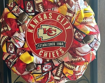 Kansas City Football Wreath