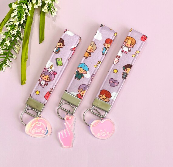 Bts keychain strap sale