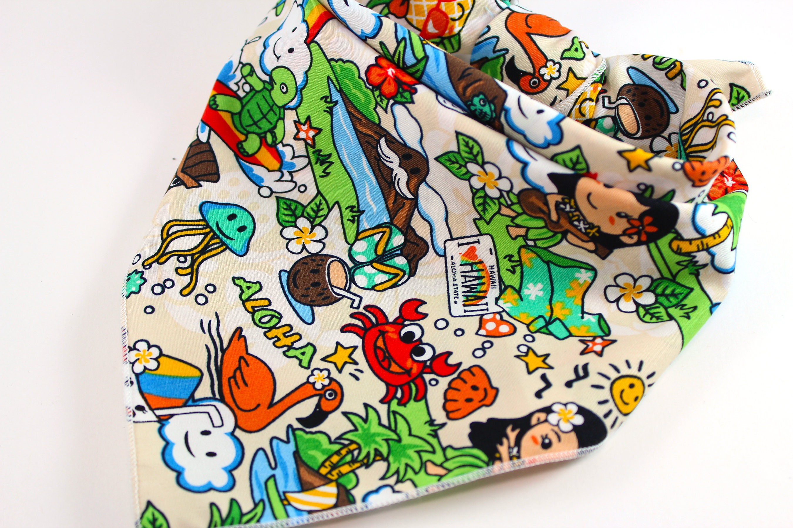 Dog bandana Pet Bandanas I love Hawaii dog bandana Etsy