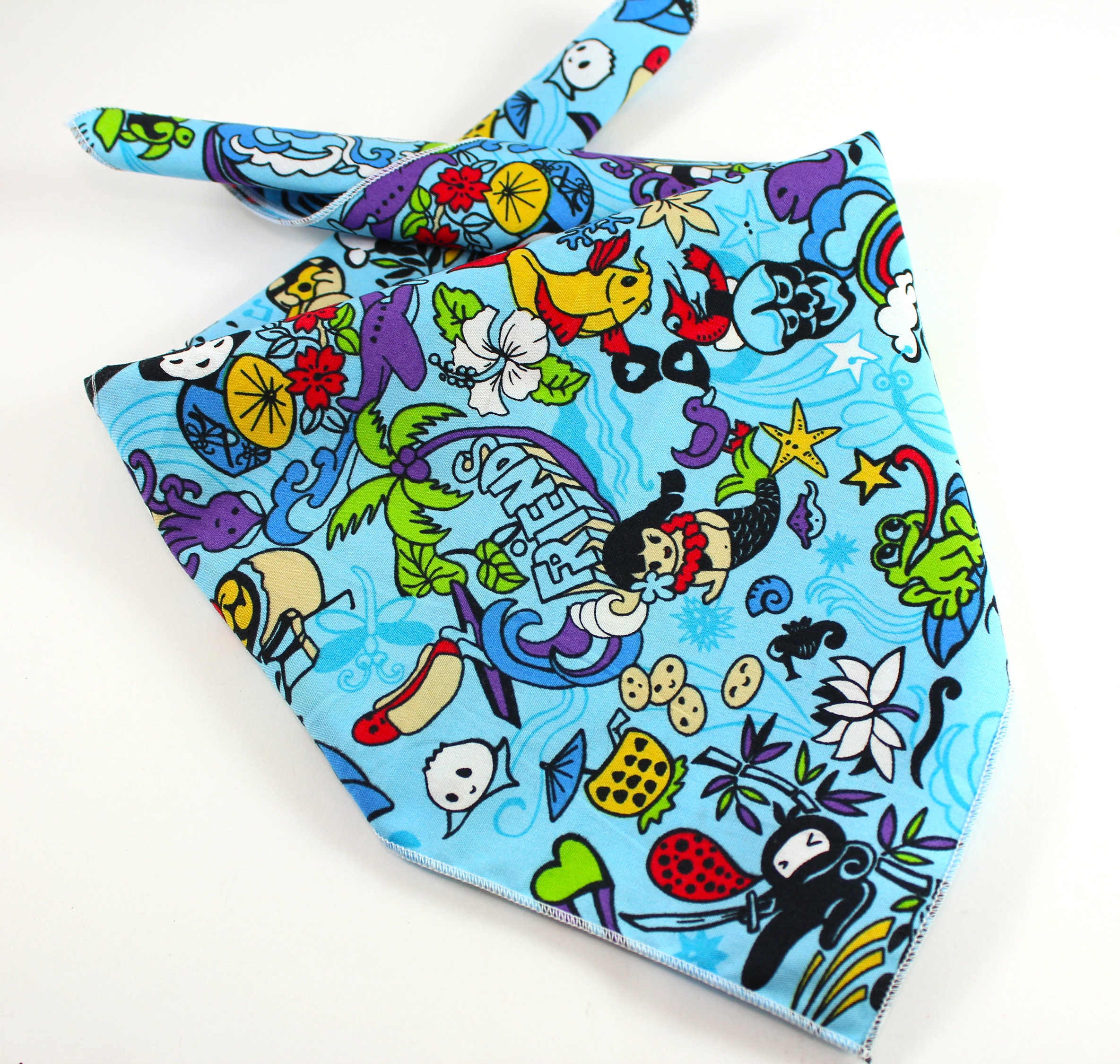 Dog bandana Pet Bandanas Hawaii style dog bandana Asian Etsy